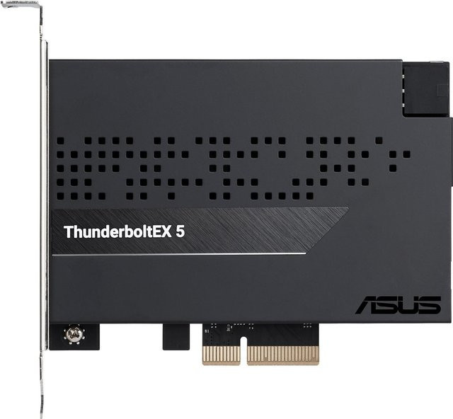 ASUS ThunderboltEX 5 USB-Erweiterungskarte PCIe 4.0 x4 mit Thunderbolt und DisplayPort in Schwarz - Bild 1
