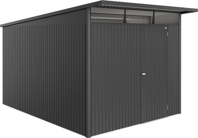 Biohort Metall-Gerätehaus AvantGarde ECO A8 in Dunkelgrau-Metallic mit Standardtür - Bild 1