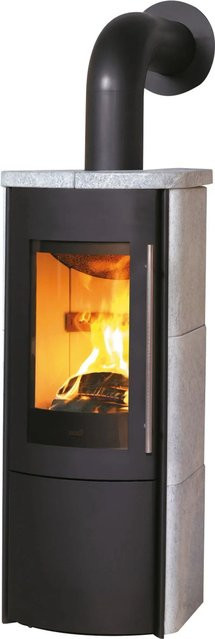 Hark Kaminofen Lova ECOplus RUA aus Naturstein in Grau mit 6 kW Leistung und Automatik - Bild 1