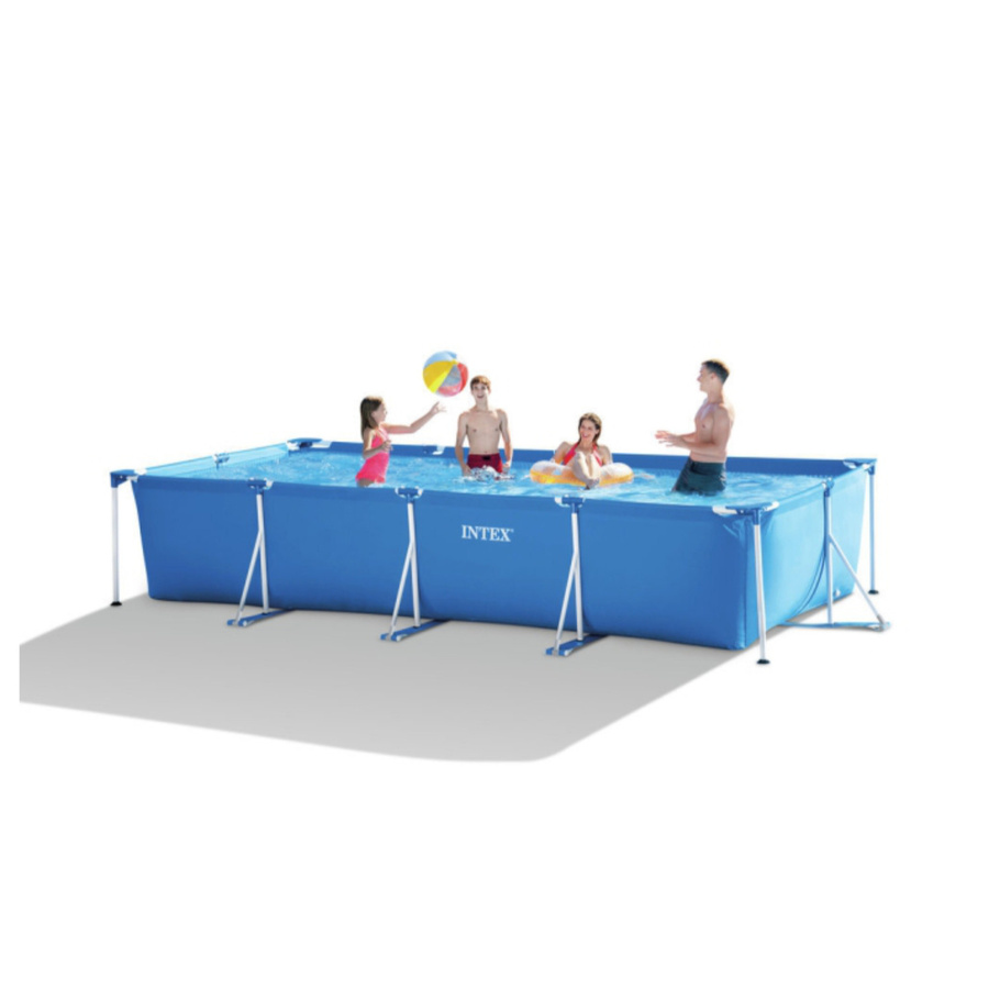 Intex Frame Swimming Pool Set Serie Family V, blau, B/H/T: 450 x 84 x 220 cm, inklusive Kartuschenfilteranlage - Bild 3