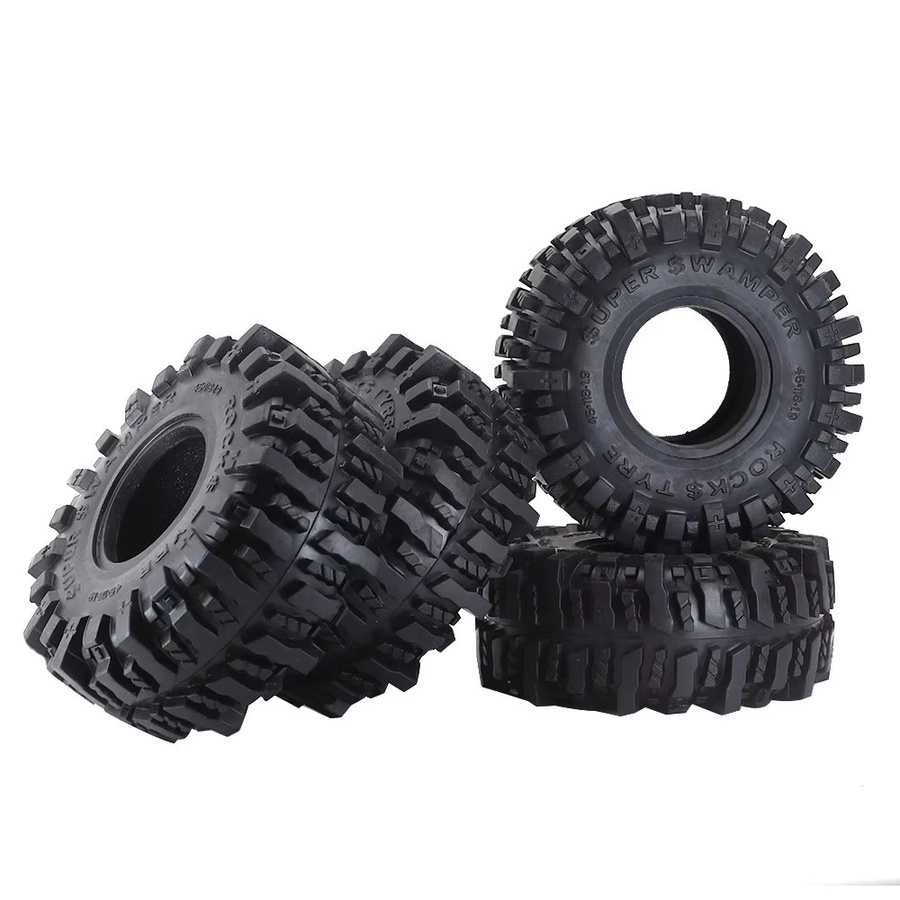 AJRC Gummi Rock Reifen Radreifen, 4-teiliges Set, 118mm, 1.9" - Bild 3