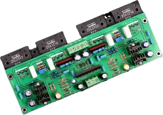 Nvarcher Leistungsverstärker Platine Upc2581v in Grün mit 150W x 2 - Bild 1