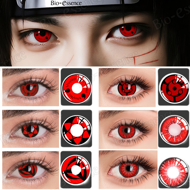 Bio-essence Sharingan Kontaktlinsen, Unisex - Bild 1
