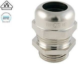 Jacob K150-1032-00 Kabelverschraubung aus Messing in Silber, 25 Stück - Bild 1