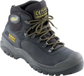 Sicherheitsschuhe Stiefel Cortina von GriSport in Schwarz, Größe 46, S3 aus Leder und Cordura - Bild 1