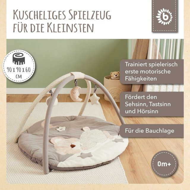 Bieco Krabbeldecke mit Spielbogen, Plüsch, ab 0 Jahre - Bild 1