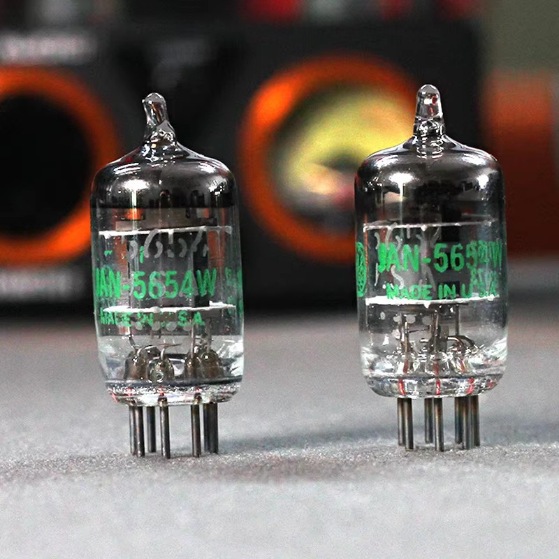 Creadvent 5654w Vakuumröhren Paar für Audio-Vorverstärker, 2 Stück, transparent - Bild 2