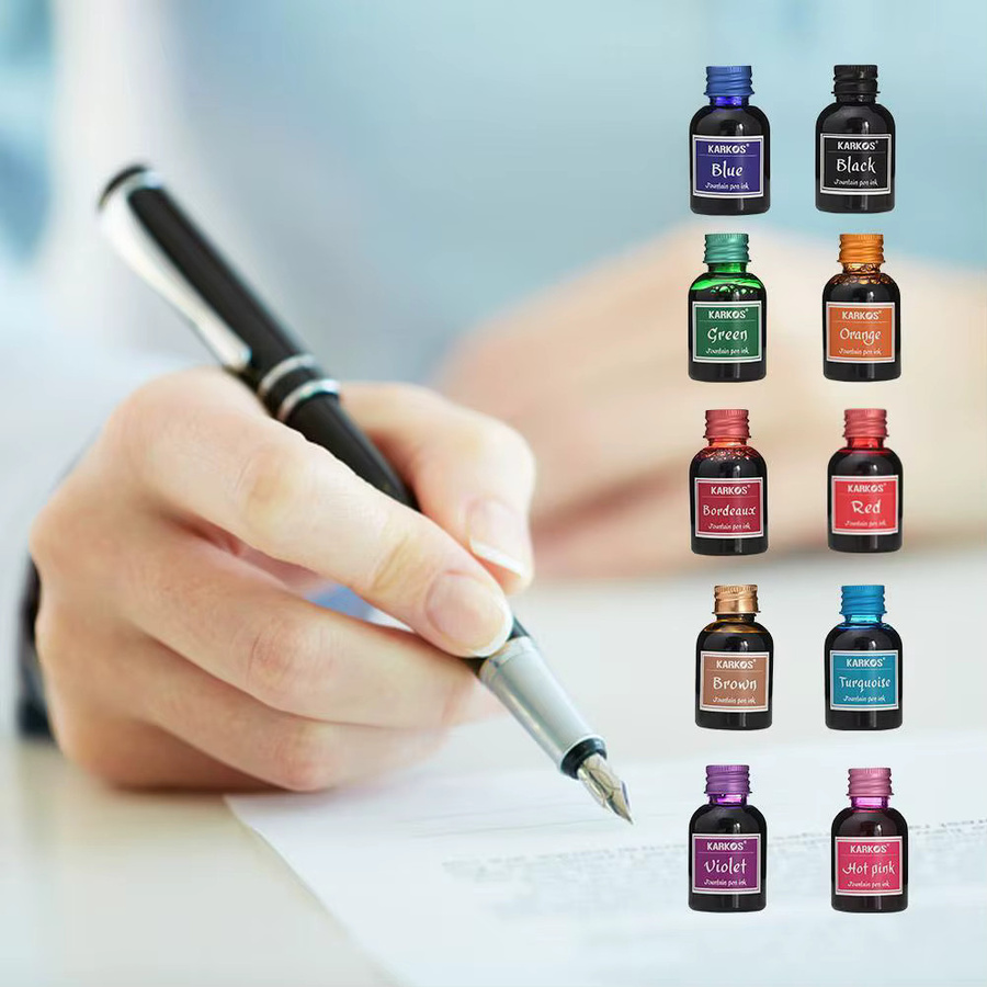 Bunte Fülltinten für Kalligraphie und Schule in 20 ml und 30 ml Flaschen - Bild 3