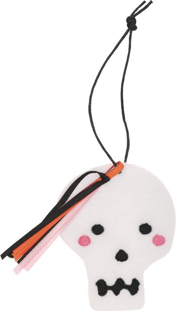 Rico Design Filzhänger Totenkopf weiß Höhe: 8 cm, Breite: 6,5 cm - Bild 1