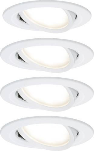 Paulmann Nova Einbauleuchte 4er Set LED Weiß matt - Bild 1