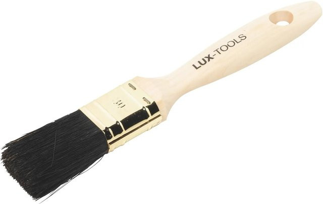 LUX-TOOLS Profi Flachpinsel für Lacke und Kunstharz, 30 mm, Multicolour - Bild 1