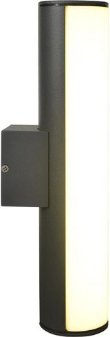 Näve LED Außenwandleuchte Sauda rund, Weiß-Grau, B/H: 30 x 30 cm - Bild 1