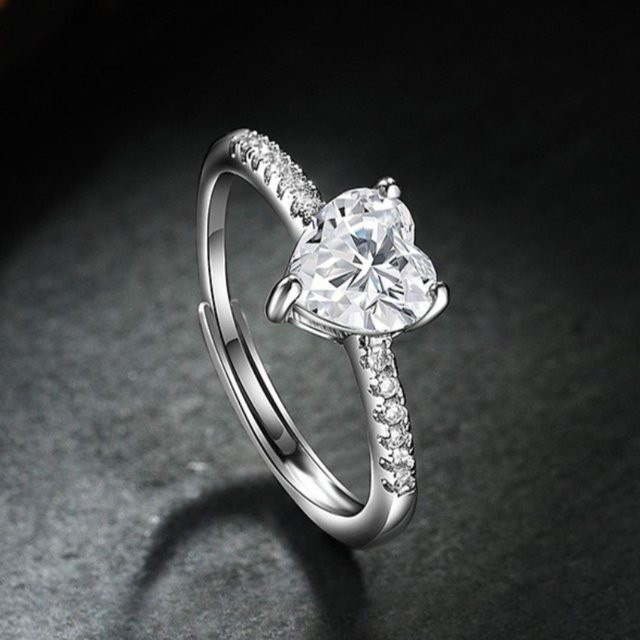 SAY Ring 925 Silber, Zirkonia, Damen - Bild 1