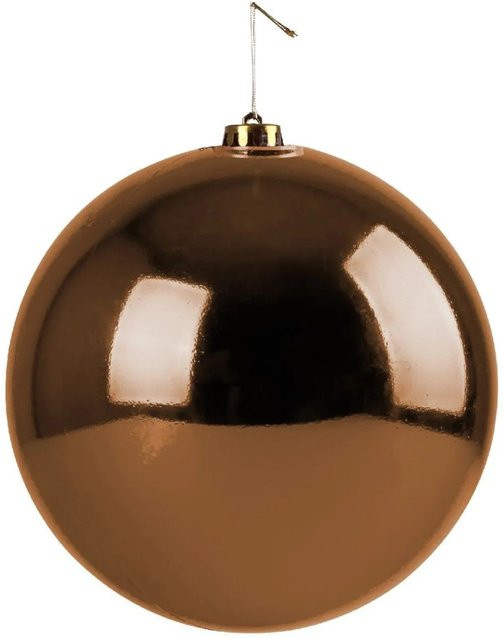 Lex Christbaumkugel Braun Glänzend Durchmesser: 25 cm - Bild 1