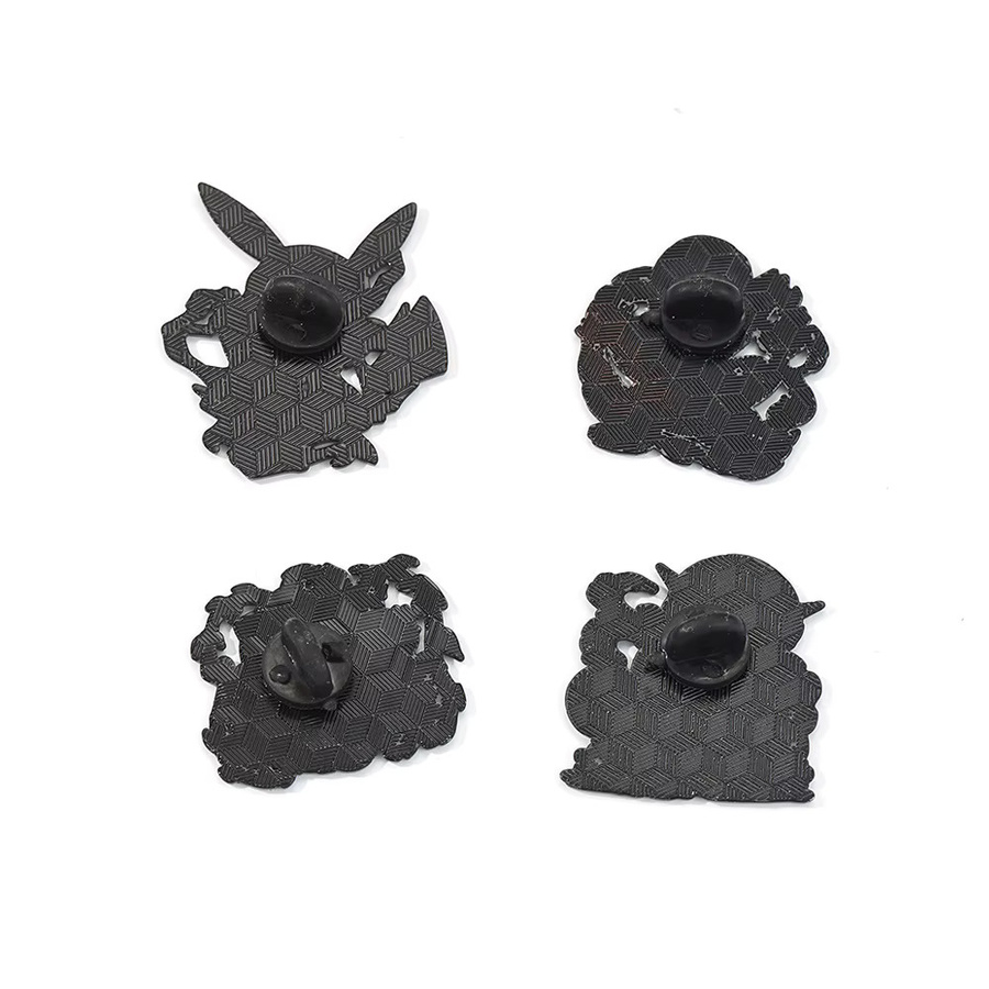 4 Stück Pokemon Emaille-Anstecknadeln, Metall, Unisex - Bild 4