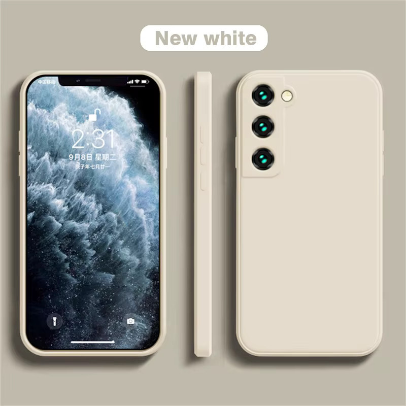 Samsung Galaxy A14 A24 A34 A54 A04 A04E A04S Silikon Schutzhülle mit Flüssigkeitsdesign in Blau - Bild 2