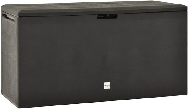 vidaXL Gartenbox aus Kunststoff in Anthrazit, B/T/H: 114 x 47 x 60 cm - Bild 1