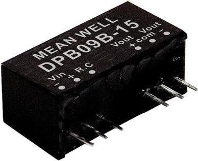 MEAN WELL DPB09C-12 Netzteil und Spannungsumwandler in Schwarz - Bild 1