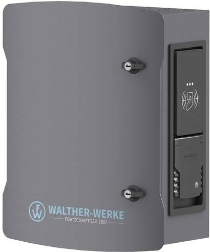 Walther Werke Wallbox smartEVO 22 Typ 2 Mode 3 32A 22kW mit RFID in Grau - Bild 1
