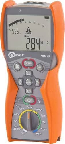 Sonel MIC-30 Isolationsmessgerät in Orange, kalibriert (ISO), 50 V bis 1000 V, 100 GΩ - Bild 1