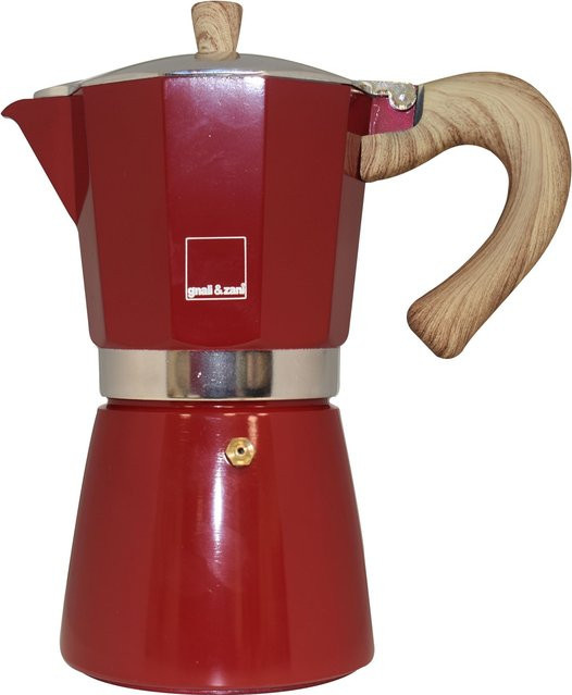 Espressokocher gnali&zani VENEZIA in Rot, 0,44 l - Bild 1
