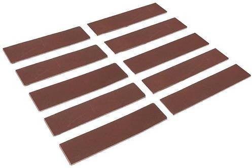 BERNSTEIN Tools for Electronics Lederaufkleber braun B/T/H: 10,0 x 2,5 x 3,0 cm - Bild 1