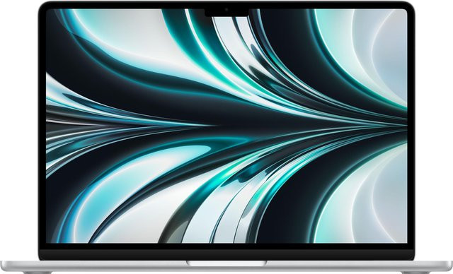 Apple MacBook Air 13 Zoll, Silber, M2 Chip, 16 GB RAM, 256 GB SSD, macOS - Bild 1