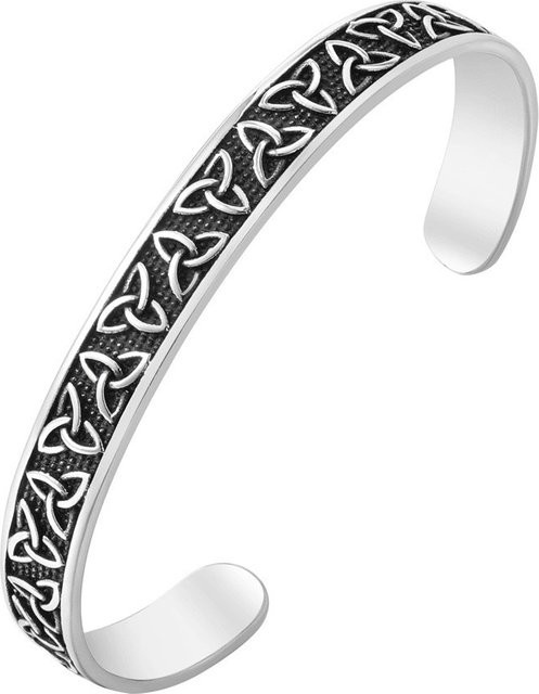 Rany&Roy Wikinger-Armreif, 316L Edelstahl, keltischer Knoten, Unisex - Bild 1