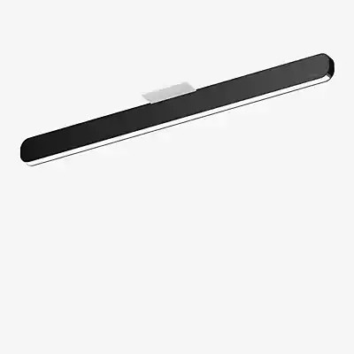 Occhio Mito Alto 70 Up Narrow LED Deckenleuchte in Black Phantom mit weißer mattem Abdeckung - Bild 1