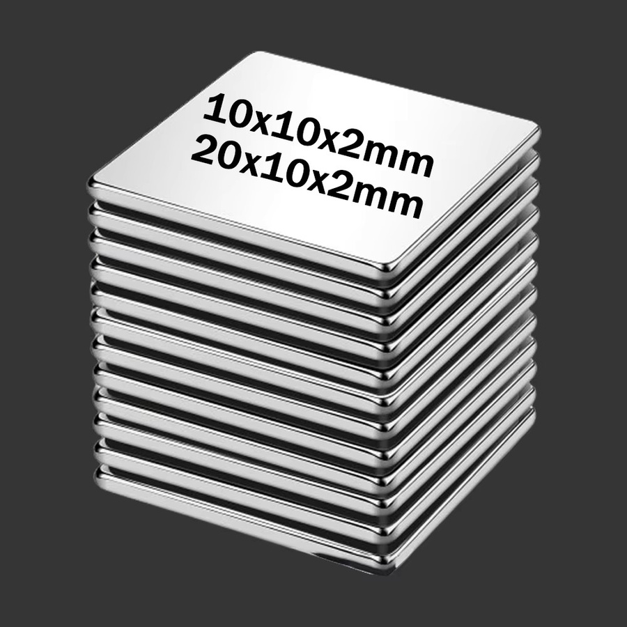 U-POLEMAG Rechteckiger Kühlschrankmagnet für Whiteboards und DIY-Projekte B/H: 20 x 10 mm, Tiefe: 2 mm - Bild 5
