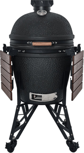 The Bastard Urban Large Complete Kamado Grill in Holzkohle Schwarz - Bild 1