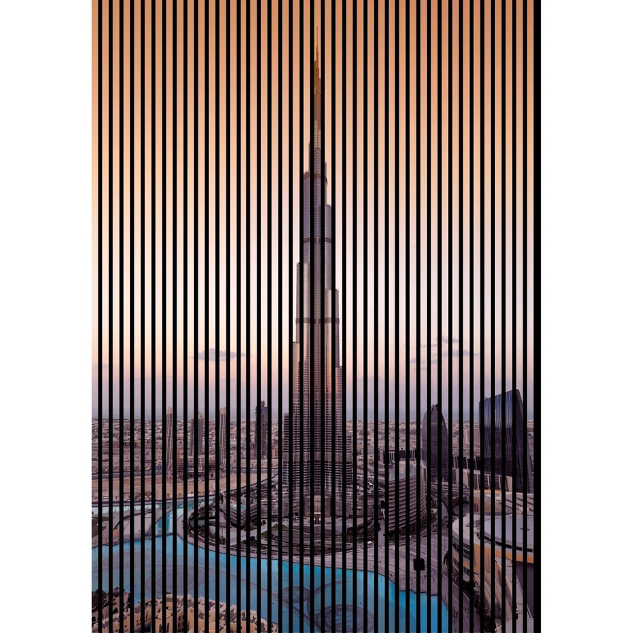FN Acustico Akustikplatte Dubai Multicolor aus PET und MDF mit Klebefläche, B/H: 169,3 x 240 cm, Tiefe: 1,9 cm - Bild 2