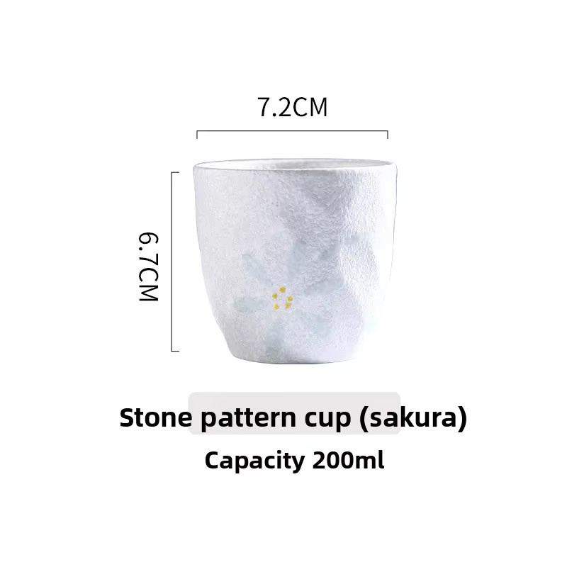 Handgefertigte japanische Keramik-Teetasse im Zen-Stil von PDQ, 180 ml - Bild 5