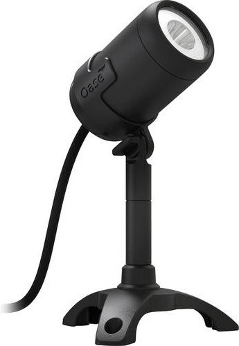 Oase LED Teichbeleuchtung Spotlight in Schwarz mit warmweißem Licht - Bild 1