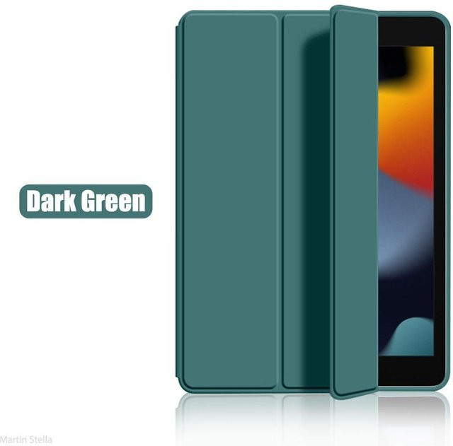 Smart Cover Schutzhülle für Apple iPad 10. Generation 2022 und iPad Pro 12,9/11 Zoll in Dunkelgrün - Bild 1