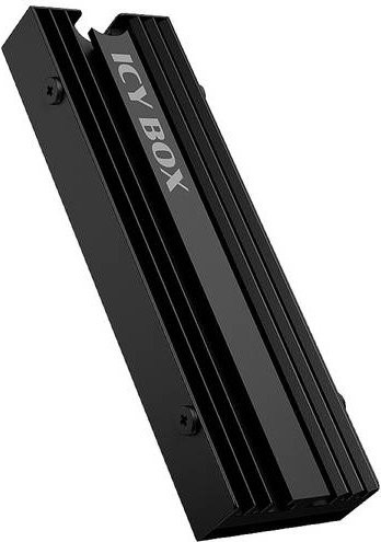 ICY BOX IB-M2HS-PS5 Passiver M.2 NVMe SSD-Kühler für PlayStation 5 und PC, Schwarz - Bild 1
