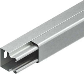 Niedax LS-Kanal Rechteckkanal LLK 40.060 aus Stahl in Silber, B/H: 6,0 x 4,0 cm - Bild 1