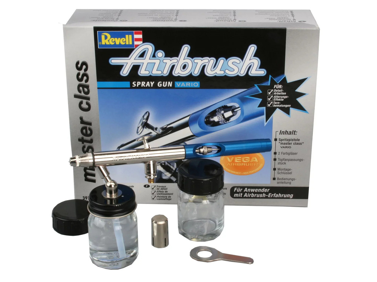 Revell Master Class Vario Airbrush Spray Gun, Metall - Bild 2
