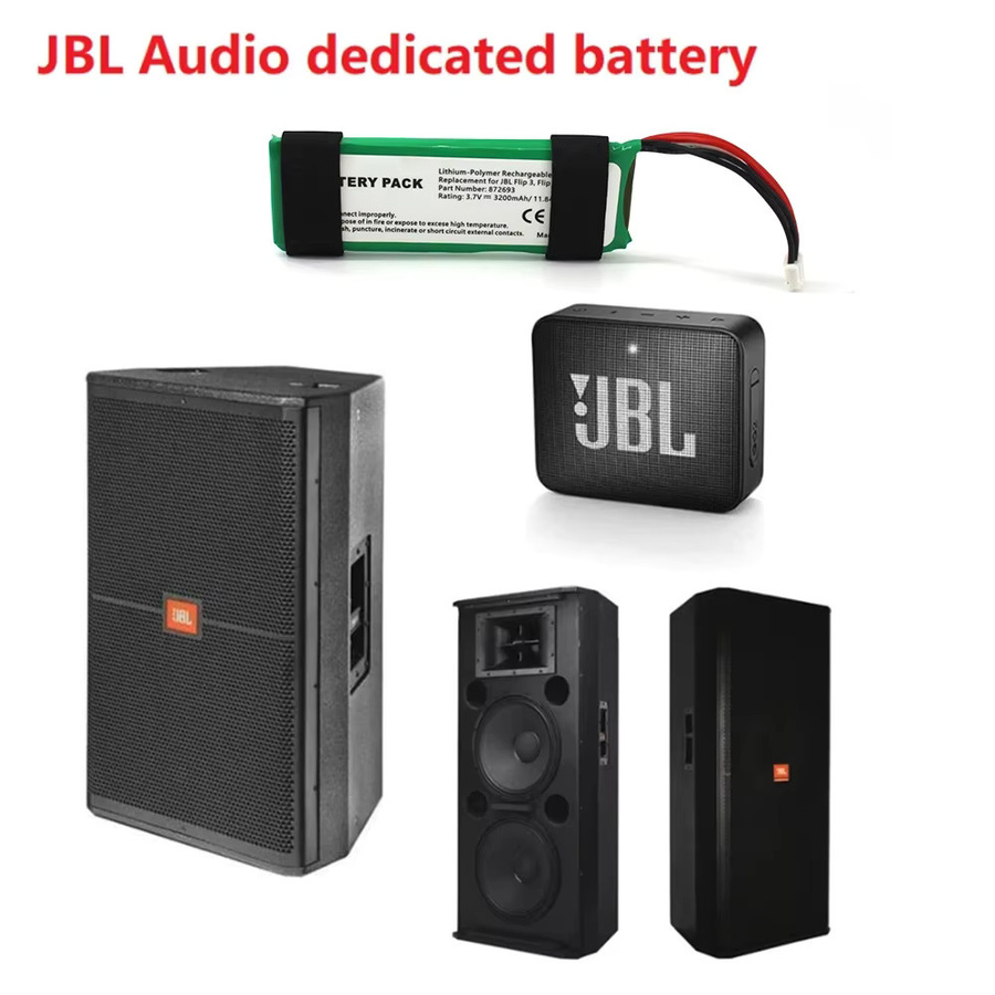 PUJIMAX Wiederaufladbarer Polymer-Lithium-Akku 3200mAh 3,7V für JBL Flip 3 Lautsprecher in Grün - Bild 3