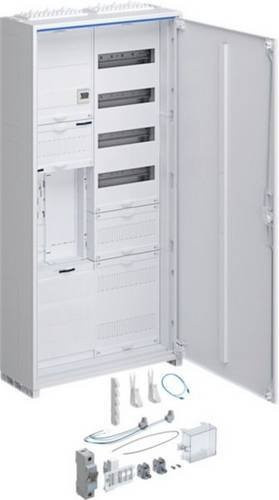 Hager ZB32SEA16T Verteilerkasten Komplettschrank in Weiß, B: 55,0 cm, H: 20,5 cm - Bild 1