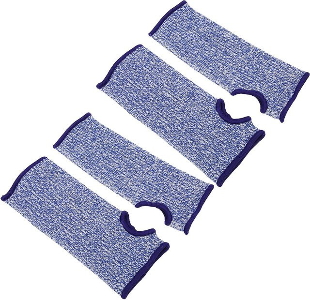 GoolRC Armschützer 4er-Set mit Daumenschlitz in Blau und Grau - Bild 1