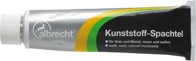 Albrecht Kunststoff-Spachtel aus Kunstharz in Weiß, 125 g - Bild 1