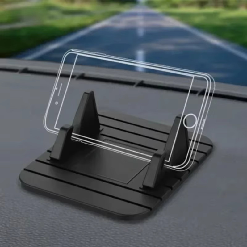 Rutschfeste Handyhalterung für das Auto Armaturenbrett Telefonständer in Schwarz für iPhone Samsung Xiaomi und Huawei - Bild 2
