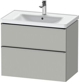 Duravit Waschtischunterschrank D-Neo in Mattgrau mit 1 Schrankelement, Breite: 78,4 cm, Tiefe: 45,2 cm - Bild 1