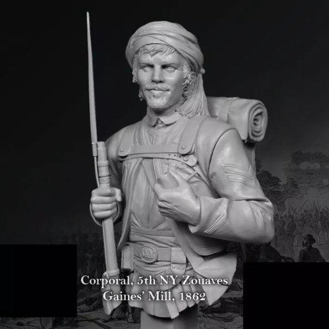 MEEKLION MODEL Resin Figure Büste, Militär, 1:12, unbemalter Modellbausatz - Bild 1