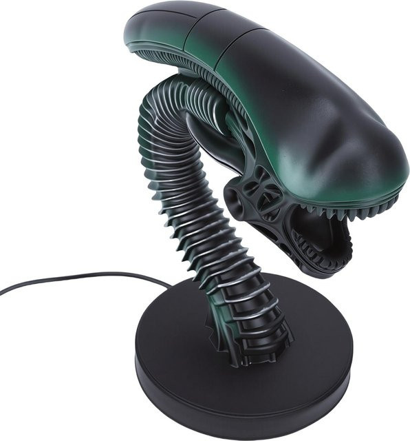 Dekorative Lampenfassung Harzskulptur von Koogeelife in Schwarz für dein Wohnzimmer oder Schlafzimmer - Bild 1