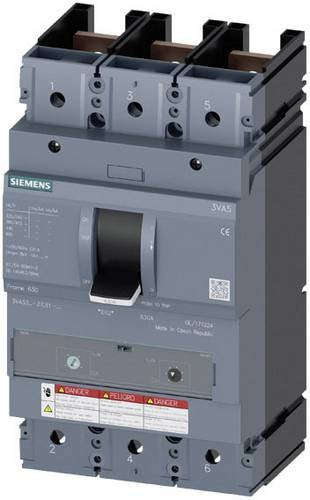 Siemens 3VA5320-6EC31-0AA0 Leistungsschalter in Grau mit einem Einstellbereich von 200 - 200A und einer Schaltspannung von max. 600 V/AC oder 500 V/DC - Bild 1