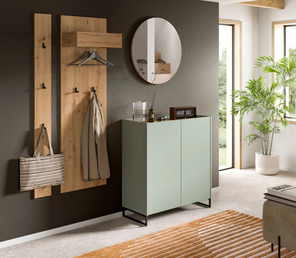 Garderobenpaneel Borga von Inn.Furn in Eiche, B/H: 16 x 160 cm - Bild 3