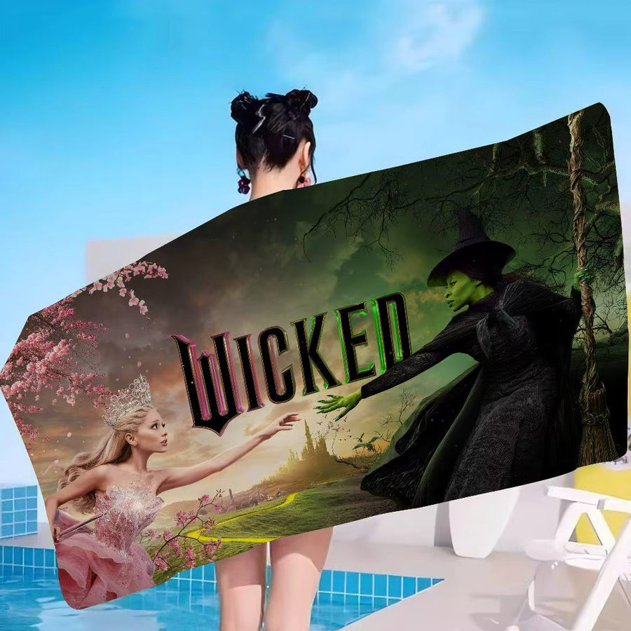 W-wicked Movie Mikrofaser-Strandtuch schnelltrocknend für Strand, Pool und Reisen - Bild 2
