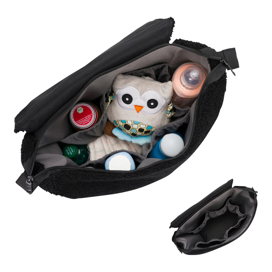 Fillikid Wickelrucksack Teddy in Schwarz - Bild 3